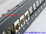 CAT 6A 24 PORT PATCH PANEL, SHIELDED